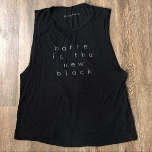 Barre is the New Black Tank Size M